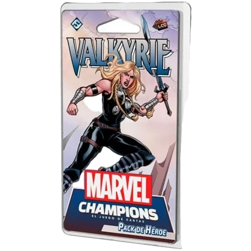 Caja del juego Marvel Champions: The Card Game – Valkyrie Hero Pack