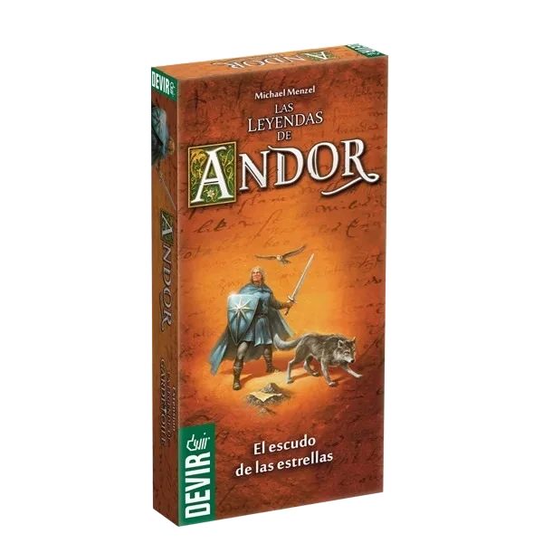 Caja del juego Las Leyendas de Andor: El Escudo de las Estrellas