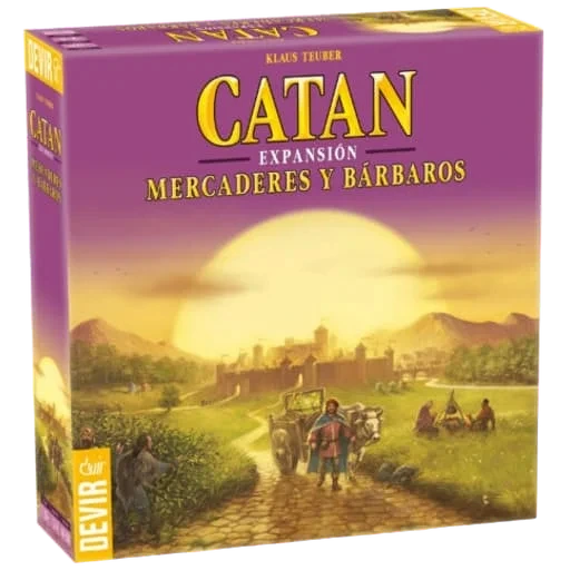 Caja del juego Catan: Mercaderes y Bárbaros