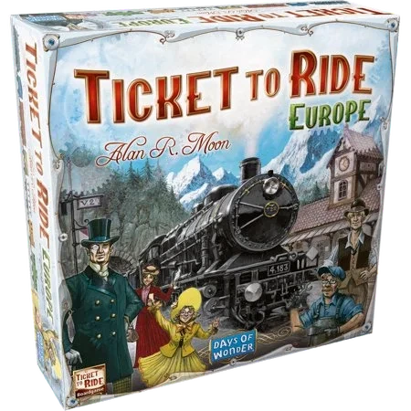 Caja del juego Ticket to Ride: Europe