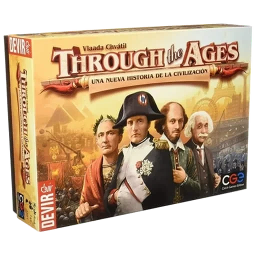 Caja del juego Through the Ages: Una Nueva Historia de la Civilización