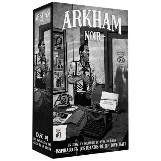 Caja del juego Arkham Noir. Caso n°1: Los asesinatos del culto de la bruja.