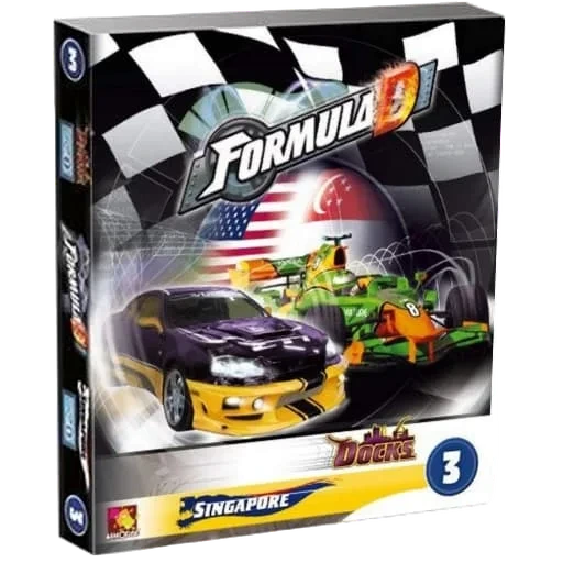 Caja del juego Formula D: Circuits 3 – Singapore & The Docks