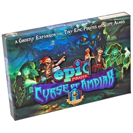 Caja del juego Tiny Epic Pirates: Curse of Amdiak