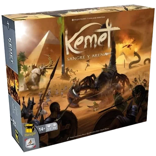 Caja del juego Kemet: Sangre y Arena