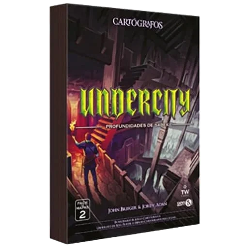 Caja del juego Cartographers: Map Pack 3 – Undercity: Depths of Sabek