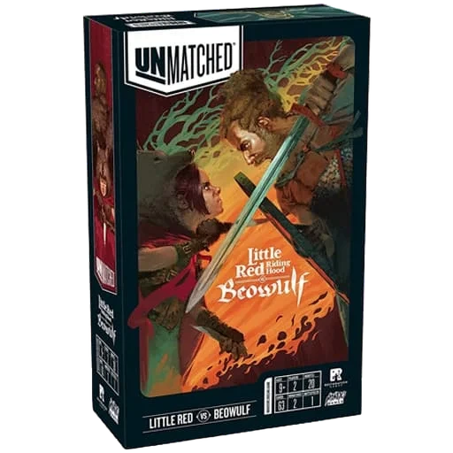 Caja del juego Unmatched: Caperucita Roja vs. Beowulf