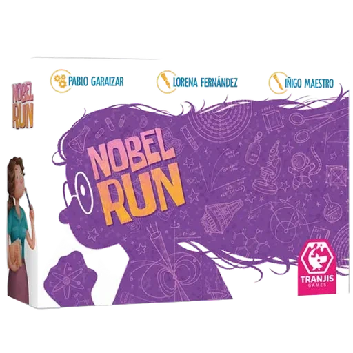 Caja del juego Nobel Run