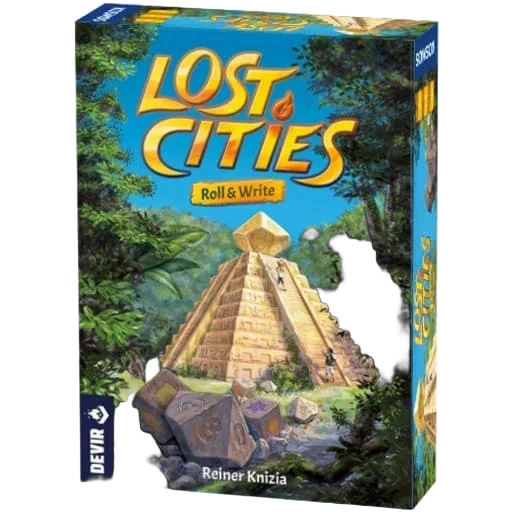 Caja del juego Lost Cities: Roll & Write