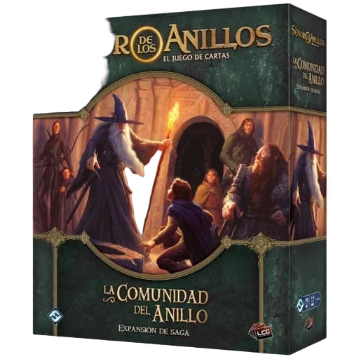 Caja del juego The Lord of the Rings: The Card Game – The Fellowship of the Ring: Saga Expansion