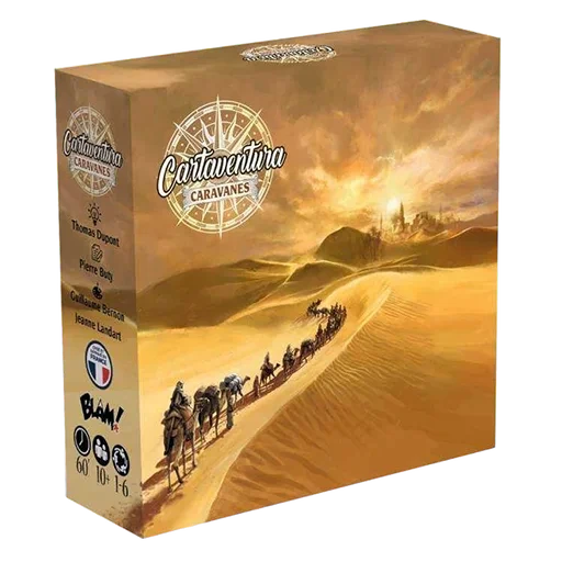 Caja del juego Cartaventura: Caravanas