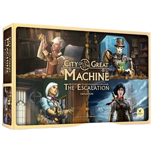 Caja del juego City of the Great Machine: The Escalation