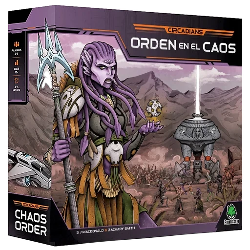 Caja del juego Circadians: Orden en el Caos