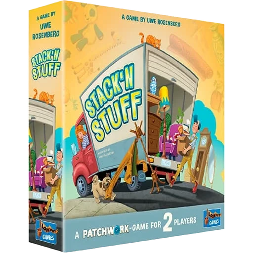 Caja del juego Stack'n Stuff: A Patchwork Game