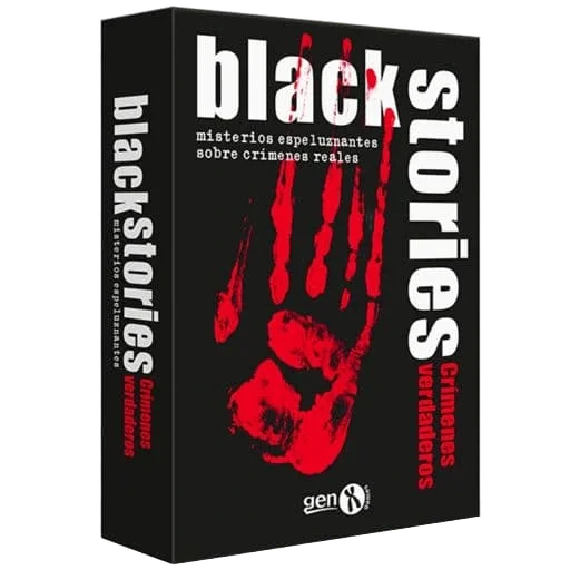 Caja del juego Black Stories: Crímenes Verdaderos