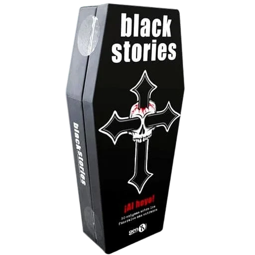 Caja del juego Black Stories: ¡Al Hoyo!