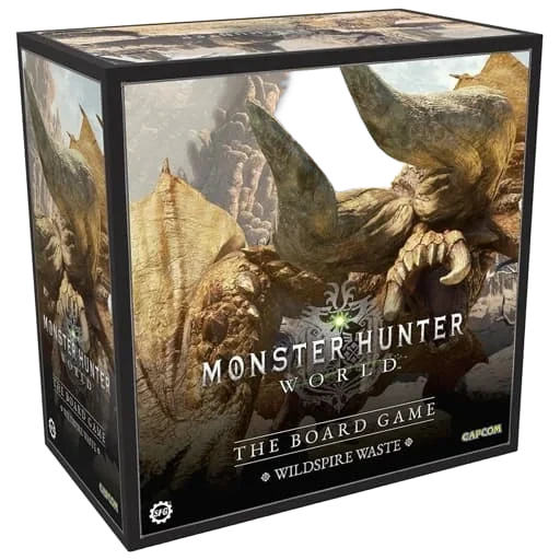 Caja del juego Monster Hunter World: The Board Game – Wildspire Waste