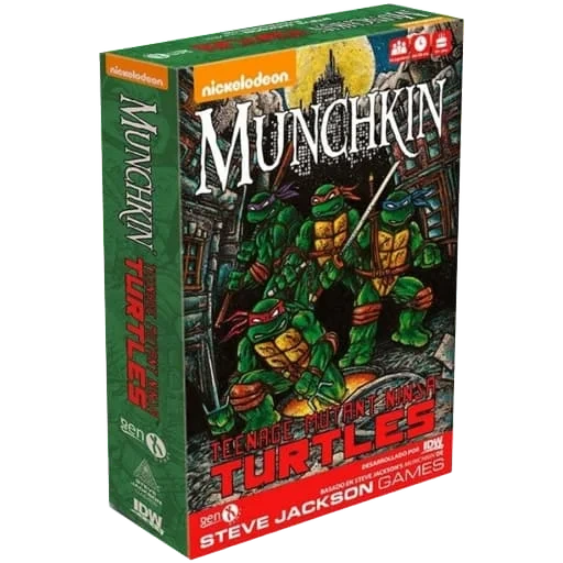 Caja del juego Munchkin Teenage Mutant Ninja Turtles