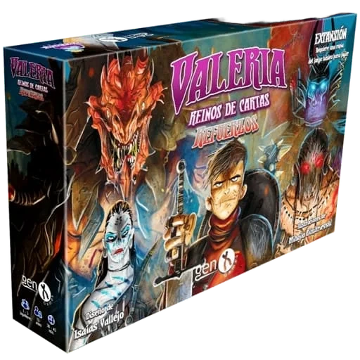 Caja del juego Valeria: Reinos de Cartas – Refuerzos