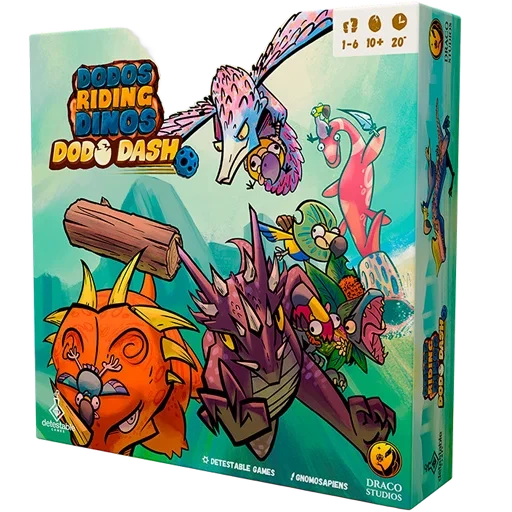 Caja del juego Dodos Riding Dinos: Dodo Dash