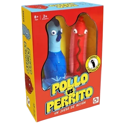 Caja del juego Pollo vs Perrito