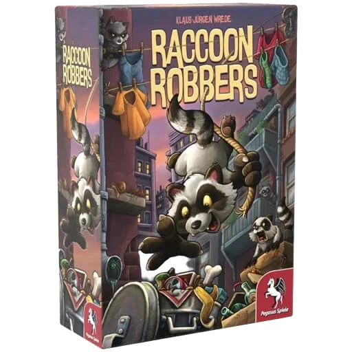 Caja del juego Raccoon Robbers
