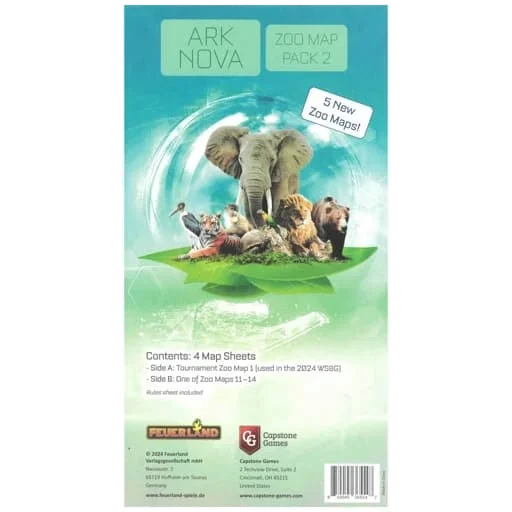 Caja del juego Ark Nova: Zoo Map Pack 2