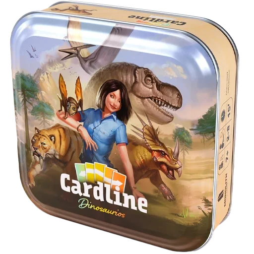 Caja del juego Cardline: Dinosaurios