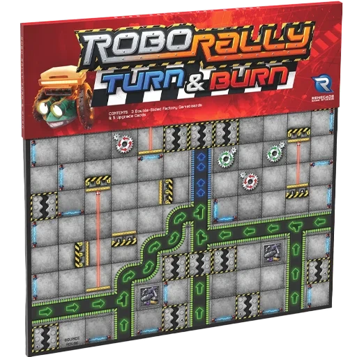 Caja del juego Robo Rally: Turn & Burn