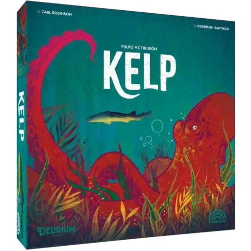Caja del juego Kelp: Pulpo vs Tiburón