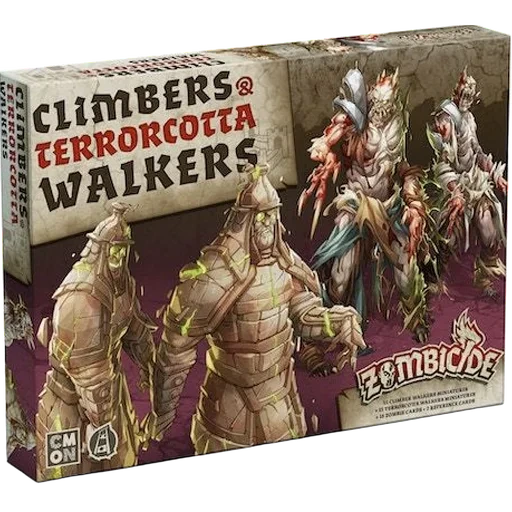Caja del juego Zombicide: Climbers & Terrorcotta Walkers