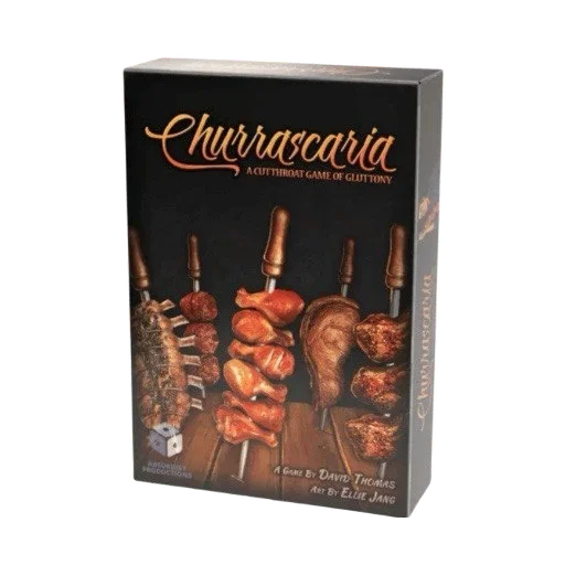 Caja del juego Churrascaria: A Cutthroat Game of Gluttony