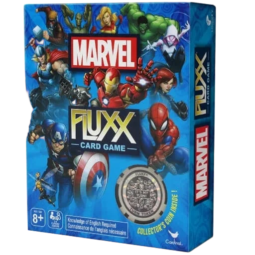 Caja del juego Marvel Fluxx