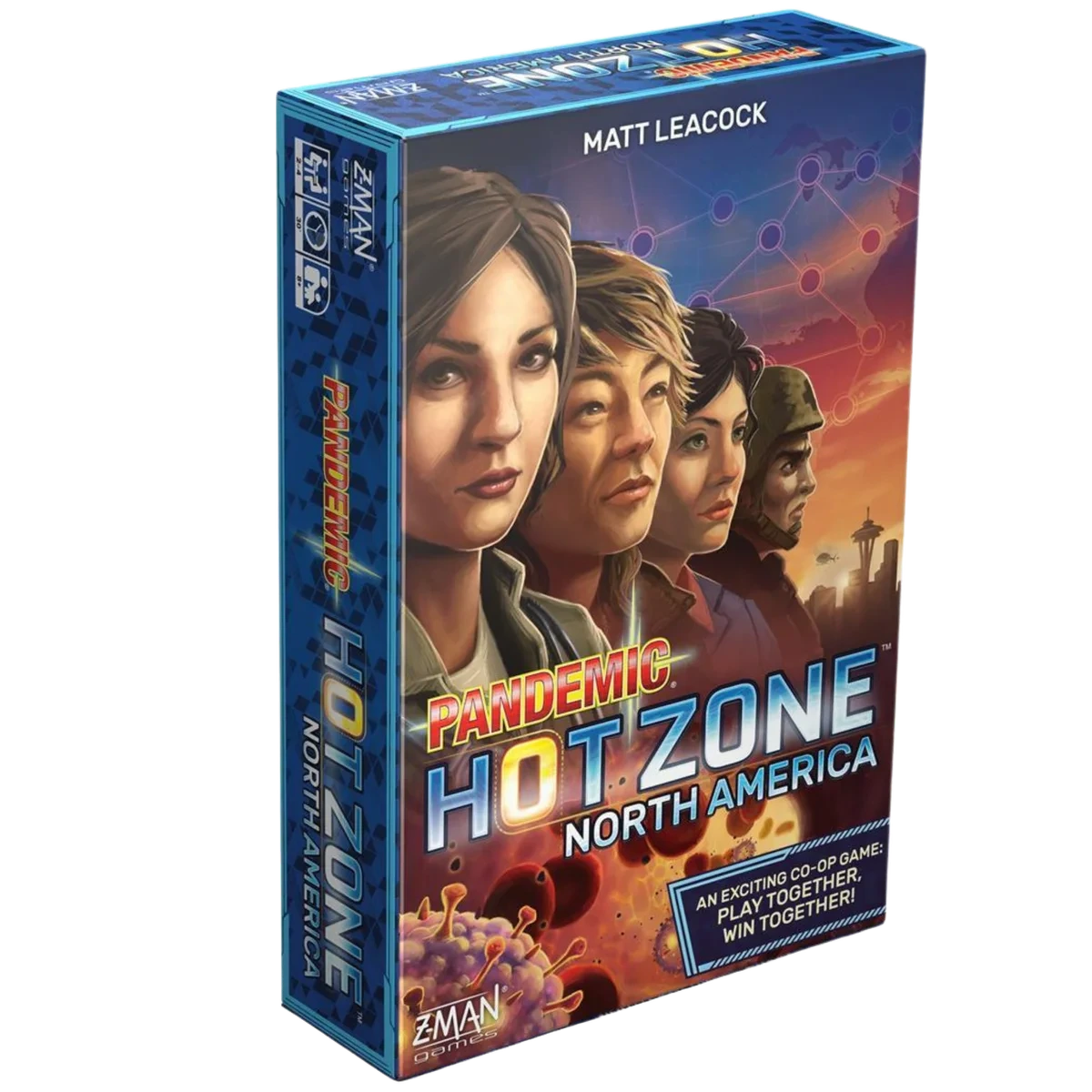 Caja del juego Pandemic: Hot Zone – North America
