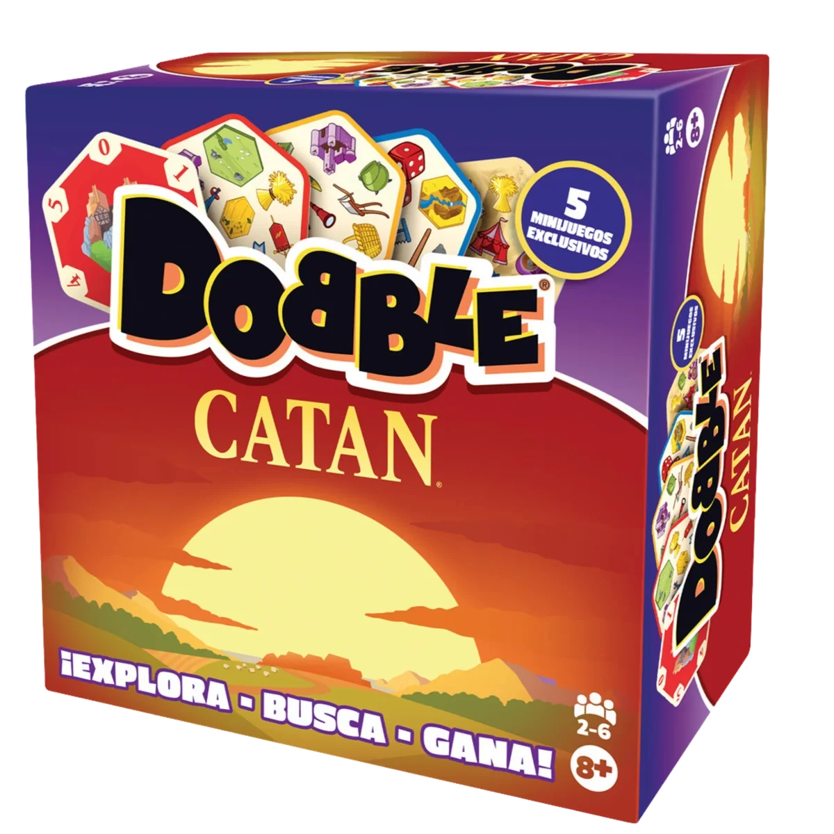 Caja del juego Dobble CATAN