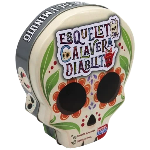 Caja del juego Esqueleto Calavera Diablito