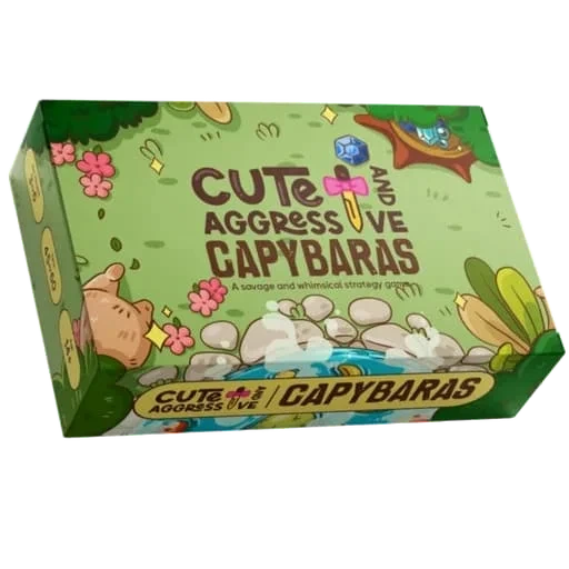 Caja del juego Cute and Aggressive Capybaras