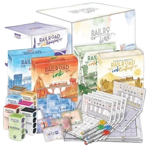 Caja del juego Railroad Ink Challenge: Ultimate Collector's Edition