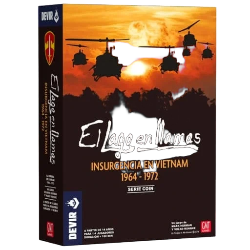 Caja del juego El Lago en Llamas