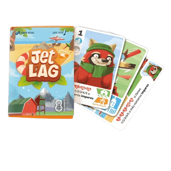 Caja del juego Jet Lag