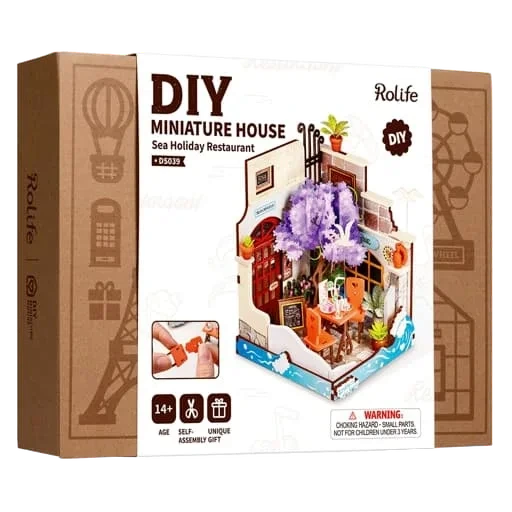 Caja del juego Rolife 3D Puzzle Creation Set: Sea Holiday Restaurant