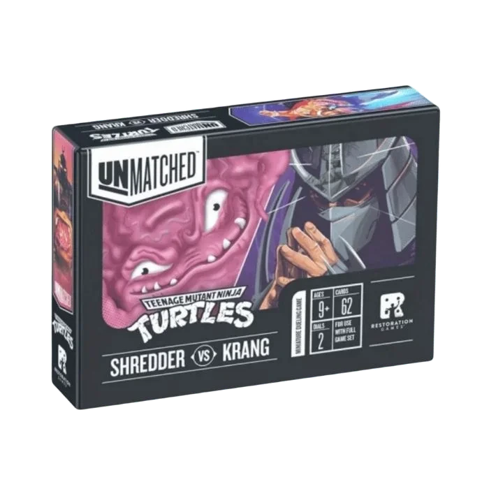 Caja del juego Unmatched Adventures: Teenage Mutant Ninja Turtles – Shredder and Krang
