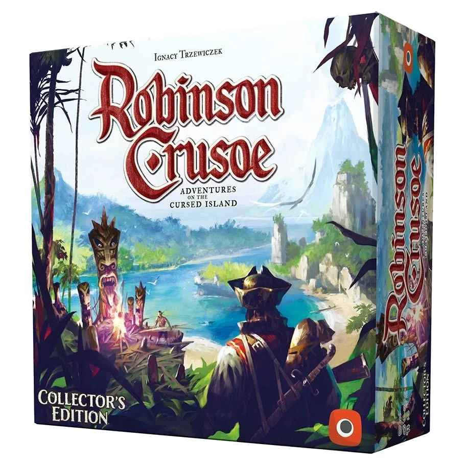 Caja del juego Robinson Crusoe: Adventures on the Cursed Island – Collector's Edition (Gamefound Edition)