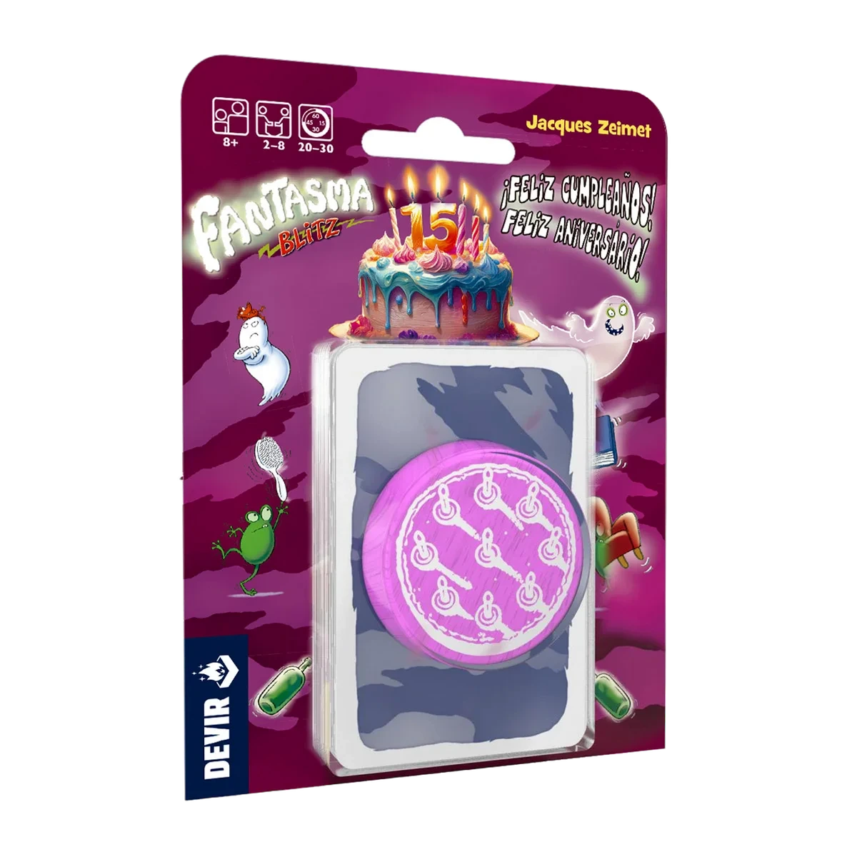 Caja del juego Fantasma Blitz: Feliz Aniversario
