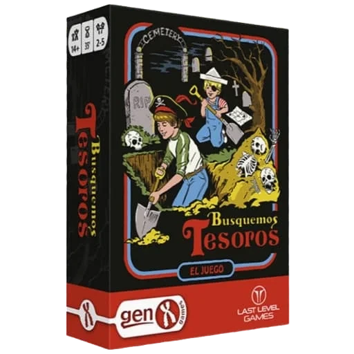 Caja del juego Busquemos Tesoros