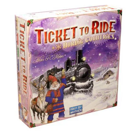 Caja del juego Ticket to Ride: Nordic Countries