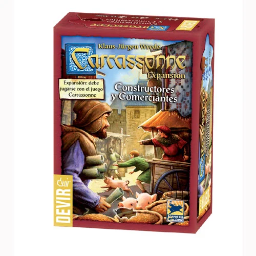 Caja del juego Carcassonne: Traders & Builders