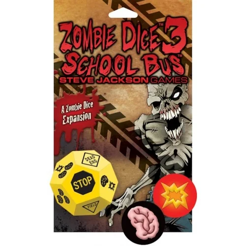 Caja del juego Zombie Dice 3: School Bus