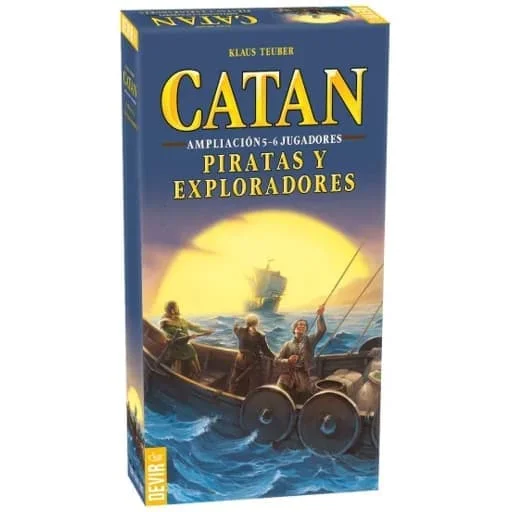 Caja del juego Catán: Piratas y Exploradores – Ampliación para 5 y 6 jugadores