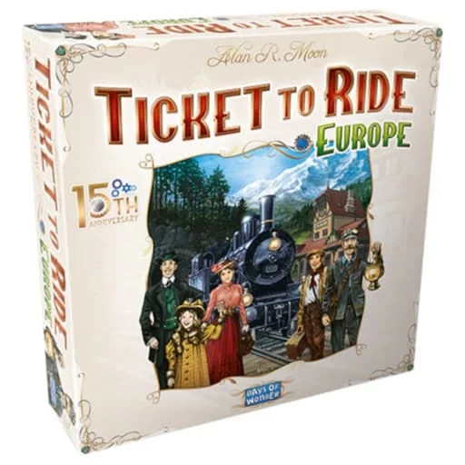 Caja del juego Ticket to Ride: Europe – 15th Anniversary